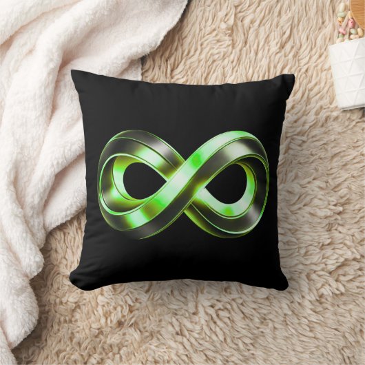 Infinity Core Emblem Accent Luxury Abstract Decor クッション (ブランケット)