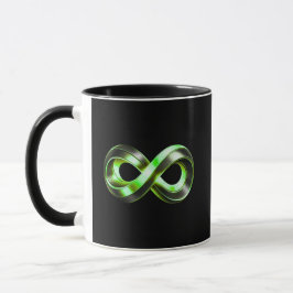 Infinity Core Emblem| Luxury Abstract Design マグカップ