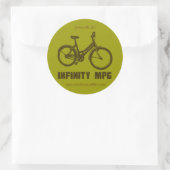 INFINITY MPGブラウンデカール, www.carolinatriathlon.co ラウンドシール (バッグ)