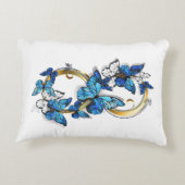 Infinity of Monarch Butterflies アクセントクッション (裏面)