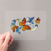 Infinity of Monarch Butterflies アクリル招待状 (インサイチュ (ポータブル))