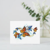 Infinity of Monarch Butterflies インビテーションポストカード (スタンド正面)