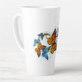 Infinity of Monarch Butterflies カフェラテマグ (左アングル)