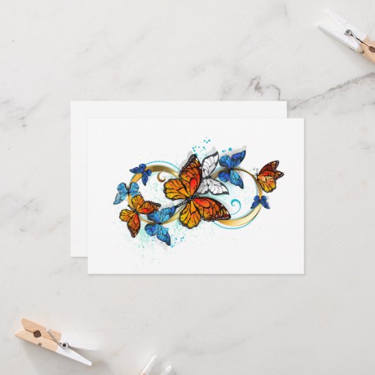 Infinity of Monarch Butterflies カード (正面/裏面インサイチュ)