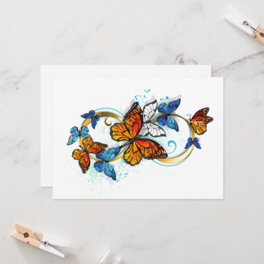 Infinity of Monarch Butterflies カード (正面/裏面インサイチュ)