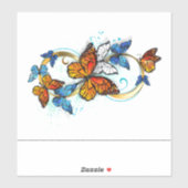 Infinity of Monarch Butterflies シール (シート)