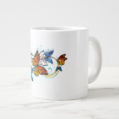 Infinity of Monarch Butterflies ジャンボコーヒーマグカップ (正面右)