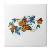 Infinity of Monarch Butterflies タイル (正面)
