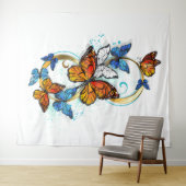 Infinity of Monarch Butterflies タペストリー (インサイチュ(横))