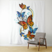 Infinity of Monarch Butterflies タペストリー (インサイチュ)