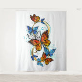 Infinity of Monarch Butterflies タペストリー (正面)