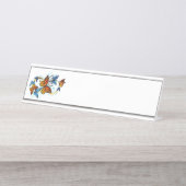 Infinity of Monarch Butterflies デスクネームプレート (正面)