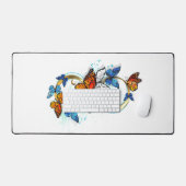 Infinity of Monarch Butterflies デスクマット (キーボード&マウス)