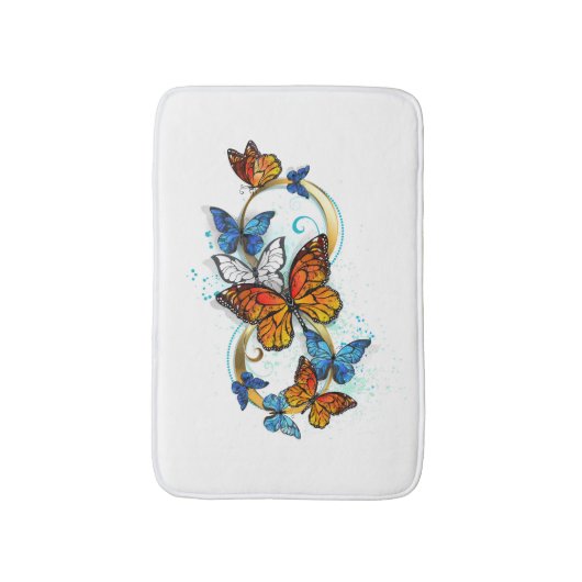 Infinity of Monarch Butterflies バスマット (正面縦)