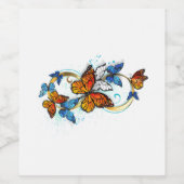 Infinity of Monarch Butterflies ワインラベル (シングルラベル)