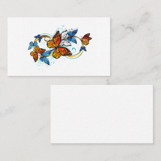 Infinity of Monarch Butterflies 名刺 (正面/裏面)
