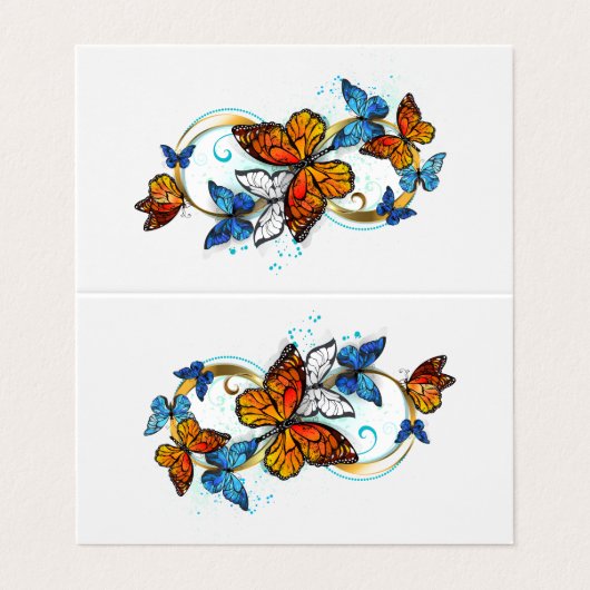 Infinity of Monarch Butterflies 名刺 (外部フラット)