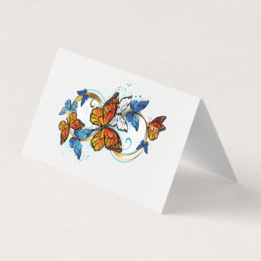 Infinity of Monarch Butterflies 名刺 (裏面)