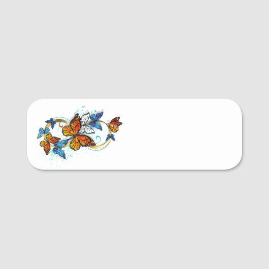 Infinity of Monarch Butterflies 名札 (正面)