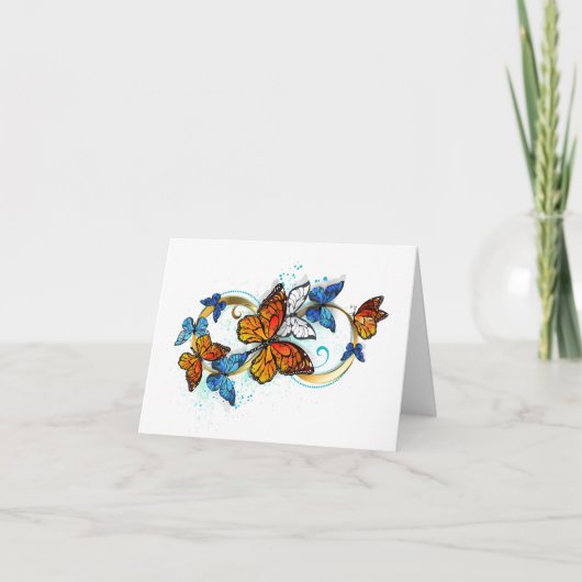 Infinity of Monarch Butterflies 招待状 (正面)