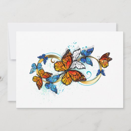 Infinity of Monarch Butterflies 招待状 (正面)