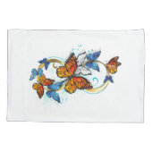 Infinity of Monarch Butterflies 枕カバー (裏面)