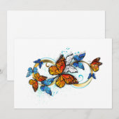 Infinity of Monarch Butterflies 案内状 (正面/裏面)