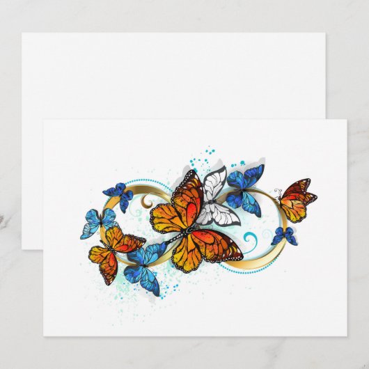 Infinity of Monarch Butterflies 案内状 (正面/裏面)