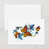 Infinity of Monarch Butterflies 案内状 (正面/裏面)