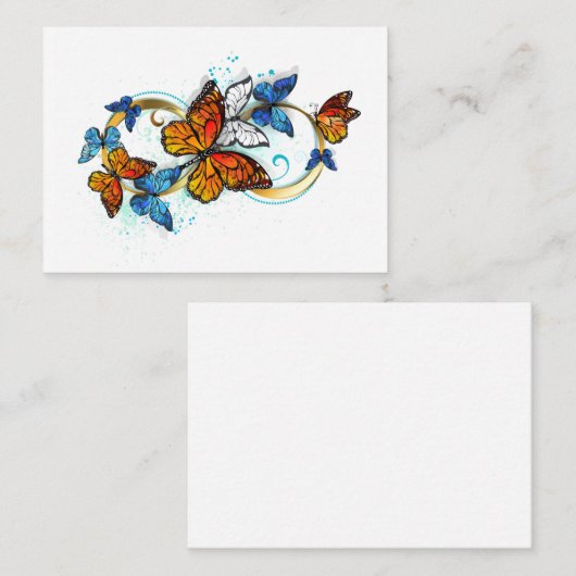 Infinity of Monarch Butterflies 紹介カード (正面/裏面)