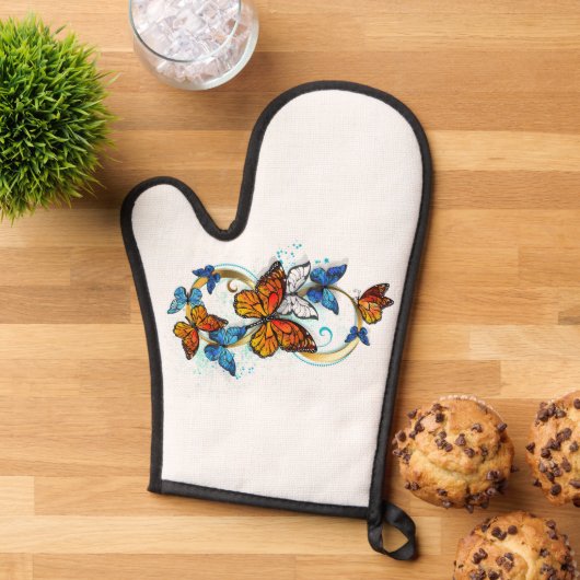 Infinity of Monarch Butterflies 鍋つかみ (トップダウン)