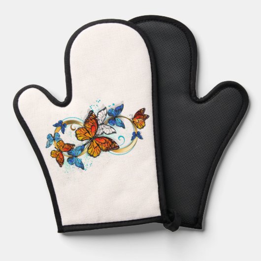 Infinity of Monarch Butterflies 鍋つかみ (正面/裏面)