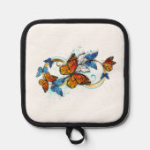 Infinity of Monarch Butterflies 鍋敷き (正面)