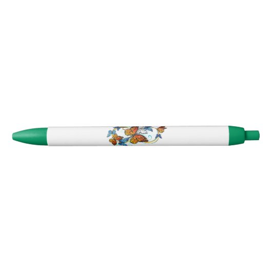 Infinity of Monarch Butterflies 黒ボールペン (正面)