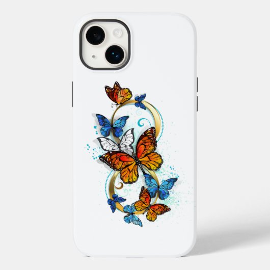 Infinity of Monarch Butterflies Case-Mate iPhoneケース (裏面)