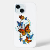 Infinity of Monarch Butterflies Case-Mate iPhoneケース (裏面)