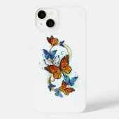 Infinity of Monarch Butterflies iPhoneケース (裏面)