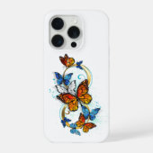 Infinity of Monarch Butterflies iPhoneケース (裏面)