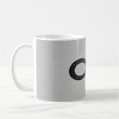 Infinity Symbol フェイク On Metal Texture by STaylor コーヒーマグカップ (左)