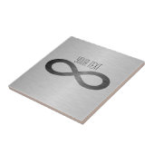 Infinity Symbol フェイク On Metal Texture by STaylor タイル (側面)