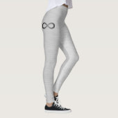 Infinity Symbol フェイク On Metal Texture by STaylor レギンス (右)