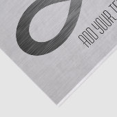 Infinity Symbol フェイク On Metal Texture by STaylor 薄葉紙 (詳細)