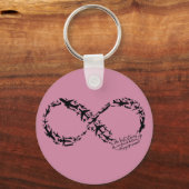 Infinity Symbol Keychain, World Traveler Gift キーホルダー (正面)