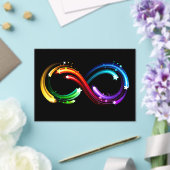 Infinity symbol of rainbow comets アクリル招待状 (インサイチュ (ウェディング))
