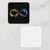 Infinity symbol of rainbow comets エンクロージャーカード (正面/裏面)