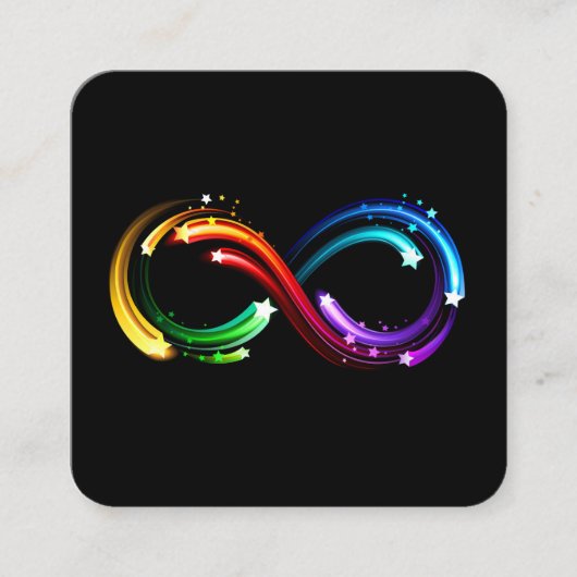 Infinity symbol of rainbow comets エンクロージャーカード (正面)