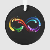 Infinity symbol of rainbow comets オーナメント (裏面)