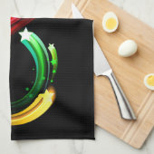 Infinity symbol of rainbow comets キッチンタオル (四つ折り)