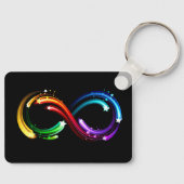 Infinity symbol of rainbow comets キーホルダー (正面)