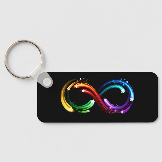 Infinity symbol of rainbow comets キーホルダー (裏面)
